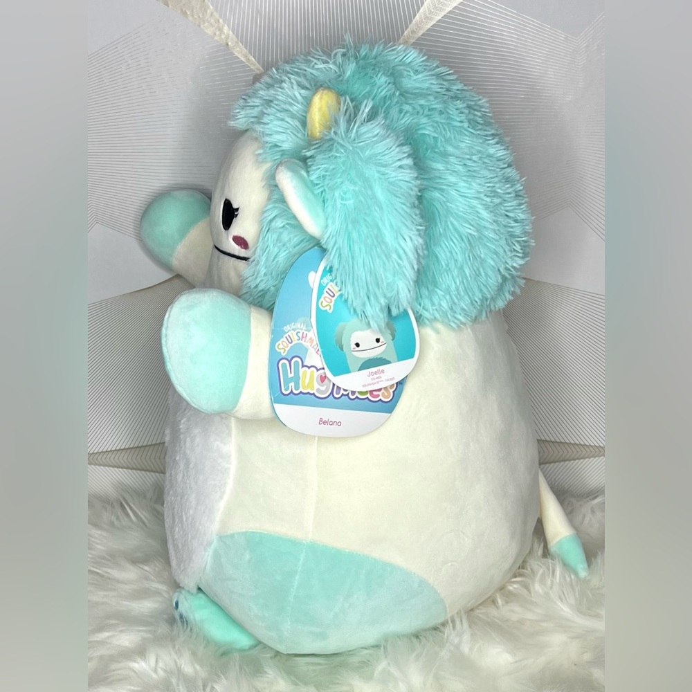 •SOLD• Custom Joelle x Belana the Bigfoot Cow Hugmee Squishmallow 18” NWT - Picture 2 of 3